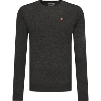 Pánský svetr Napapijri Vlněný svetr DAMAVAND | Barva:grafitově šedý | Velikost:XXL