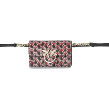 Kabelka Pinko Kůžoná ledvinka / crossbody kabelka Love Baby Amore | Barva:červený | Velikost:OS