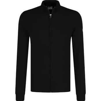 Pánský svetr EA7 Vlněný svetr | Barva:černý | Velikost:XXL