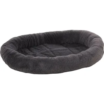 Polštář Polštář FLAMINGO Isaura oválný tmavě šedý 55x42x7cm