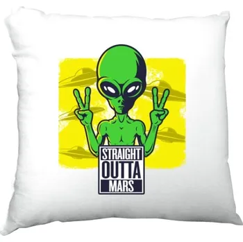 Pánská móda Polštář saténový s potiskem Straight outta Mars