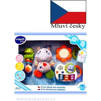 Vtech První dárek pro miminko (CZ) - modrý > varianta modrý