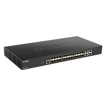 Switch D-Link DXS-1210-28S Smart Managed 10G Switch 24x 10G SFP+ ports, 4x 10GBase-T ports