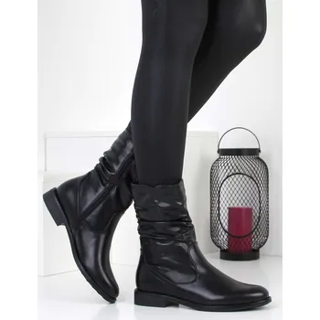 Dámské kozačky Cabin Dámské polokozačky H2118D.B.PU černá 37