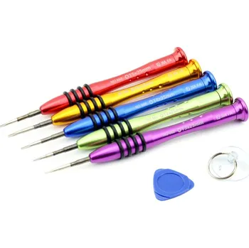 Šroubovák Sada šroubováků Torx pro opravu zařízení - kovová rukojeť - profesionální + trsátko + přísavka - 7v1