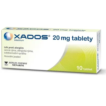 Lék na alergii Xados 20 mg 10 tbl. 