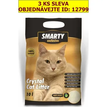 Podestýlka pro kočku SMARTY exclusive silikátové stelivo 10 l