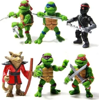 Figurka Figurky Želvy Ninja 5 cm 6 ks