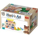 Noemova archa loďka se zvířátky 18ks dřevěná Wooden Toys v krabici 26,5x16x15cm 2+