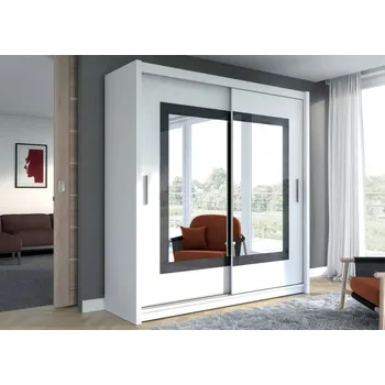 Komoda Šatní skříň PORTMORE 203 bílá