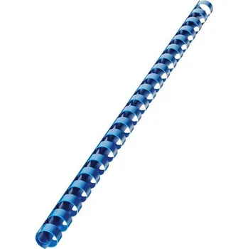 Kancelářská technika Plastový hřbet vazací pr.12mm 100ks modrá pro plastovou vazbu , kroužková vazba