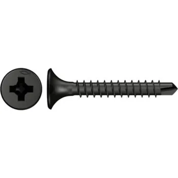 Šroub Fischer 40599 šroub do sádrokartonu 3.5 mm 25 mm křížová drážka Philips tvrzeno, fosfátováno 1000 ks