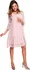 Dámské šaty Společenské šifonové dámské šaty S160 růžové	