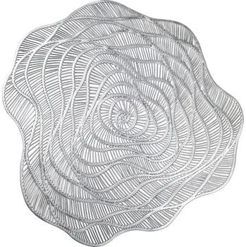 prostírání Prostírání MEGAN stříbrná Ø 38 cm Mybesthome