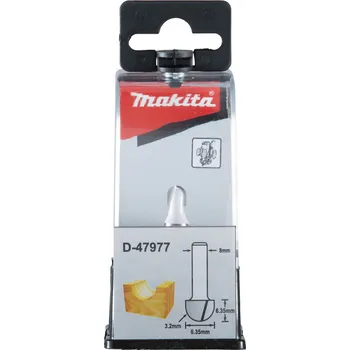 Fréza Makita D-47977 Žlábkovací fréza stopka 8 mm,6,35x6,35x38 mm