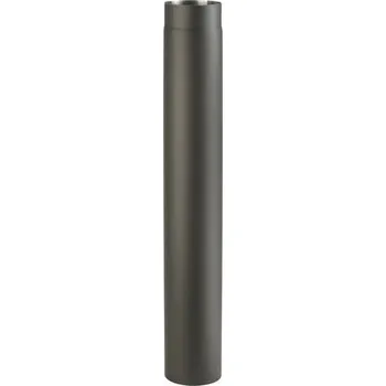 Kouřovod Kouřová roura 200/1000 mm silnostěnná černá