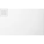 Polimat Obdélníková sprchová vanička z minerálního kompozitu Perfetto 140x80 (140x90, 160x80) Mat Barva: Bílá, mat, Rozměry (cm): 140x80