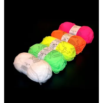 Příze UV vlna, různé barvy - Oranžová