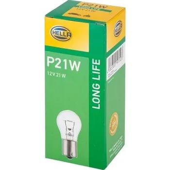 Autožárovka Hella 8GA 002 073-271 Žárovka 12V P21W BAY15d