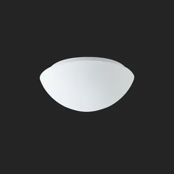 OSMONT AUR71003 AURA 2 stropní/nástěnné skleněné svítidlo bílá IP43 3000 K 11W LED nouzové kombinované 3 h