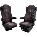 Autopotahy textilní pro MERCEDES MP IV/V, od 2011 do 2021 černo-šedá barva (č. 122)