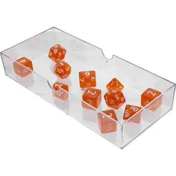 Příslušenství k deskovým hrám Sada kostek UltraPro Eclipse Acrylic RPG s krabičkou - 11 ks - Pumpkin Orange