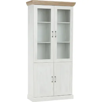 Knihovna Tempo Kondela Royal W4D sosna skandinávská/dub divoký