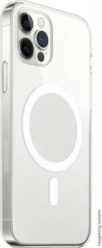 Pouzdro na mobilní telefon Swissten Clear Jelly MagStick pro Apple iPhone 12 Pro Max transparentní