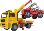 Bruder - Nákladní auto MAN - odtah + jeep