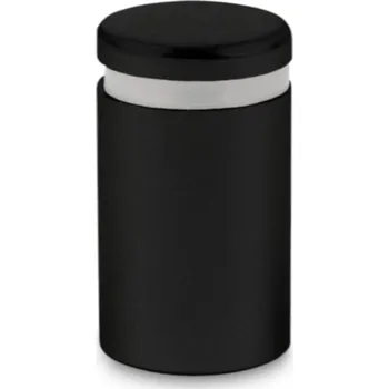 Kancelářský nábytek Distanční šroub, černý mat - 19X25 - 4 ks