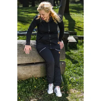 Dámská mikina Kulišárny Mikina dámská BLACK zipper VELIKOST: 38
