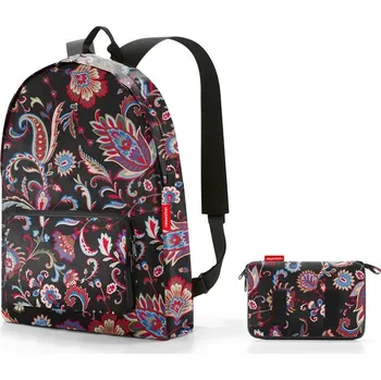 Městský batoh Skládací batoh Reisenthel Mini Maxi Rucksack paisley black