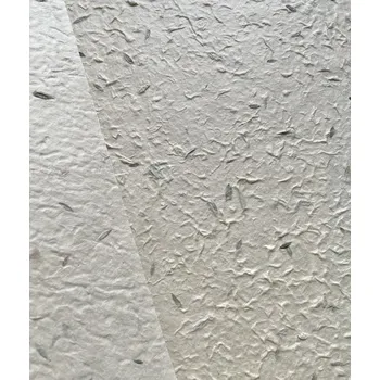 Umělecký papír Sapaimport Nepálský ruční papír Lokta - vlisované lístečky Velikost: 23x32 cm