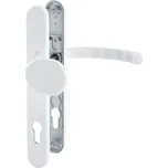 Dveřní kování HOPPE koule/klika Luxembourg F9016 bílá /8mm,PZ92/ dveře 72-77mm