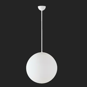 OSMONT ADR68300 ADRIA P3 závěsné skleněné svítidlo bílá IP40 3000 K 27W LED nouzové kombinované 1 h