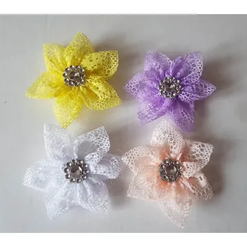 Svíčka Samolepící krajkové mašle, Barva bílá