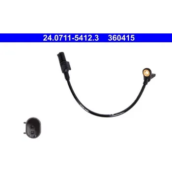 Přislušenství brzdového systému Snímač, počet otáček kol ATE 24.0711-5412.3