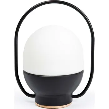 Lampička FARO TAKE AWAY LED, černá přenosná stolní lampa