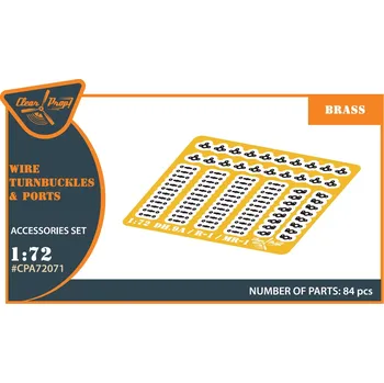 Plastikový model Clear Prop models 1/72 Wire Turnbuckles & ports (for DH.9a/R-1 kits)