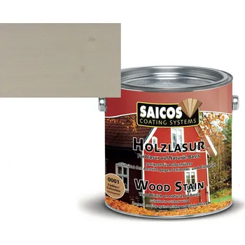 Lak na dřevo Saicos OLEJOVÁ LAZURA VENKOVNÍ 2,5L 0070 perleťově šedá + dárek k objednávce nad 1000Kč