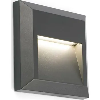 Venkovní osvětlení FARO GRANT C nástěnná lampa, tmavě šedá