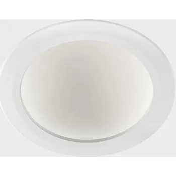 Bodové svítidlo KOHL-Lighting DISC TINA DEEP zapuštěné svítidlo s rámečkem pr. 220 mm bílá 24 W CRI 80 3000K Non-Dimm