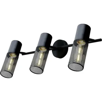 ACA Lighting nástěnné svítidlo 3XE27 černá kov 58X16X20CM ALCATRAZ OD603S58BK