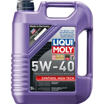 Motorový olej Liqui Moly 1307 (1856) SynthOil High Tech 5W-40 5L