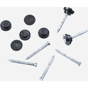 Průmyslové lepidlo Den Braven Kovový hřebík s těsnicí zátkou pro nopové fólie, 100ks/bal