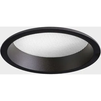KOHL-Lighting LIM zapuštěné svítidlo s rámečkem pr. 136 mm černá 12 W CRI 80 4000K PUSH