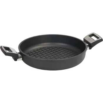 Pánev SKK titanová diamantová pánev 28 cm grilovací 2 ucha