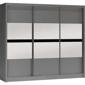 Komoda Šatní skříň BOGOTA 250 grafit/grafit