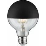 PAULMANN LED Globe 6,5 W E27 zrcadlový svrchlík černá mat teplá bílá stmívatelné 286.76