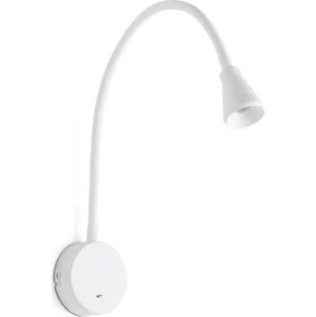 Nástěnné svítidlo FARO BEL nástěnná lampa na čtení, bílá